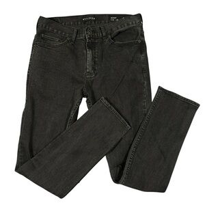 Bullhead Denim Co Men Black Ripped Distressed Skinny Jeans Size 32x32